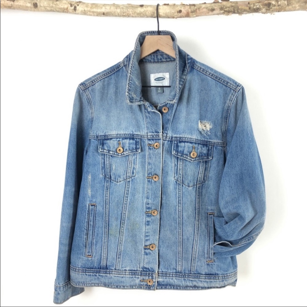 COPY - Perfectly Distressed Boxy Oversized Jean J…